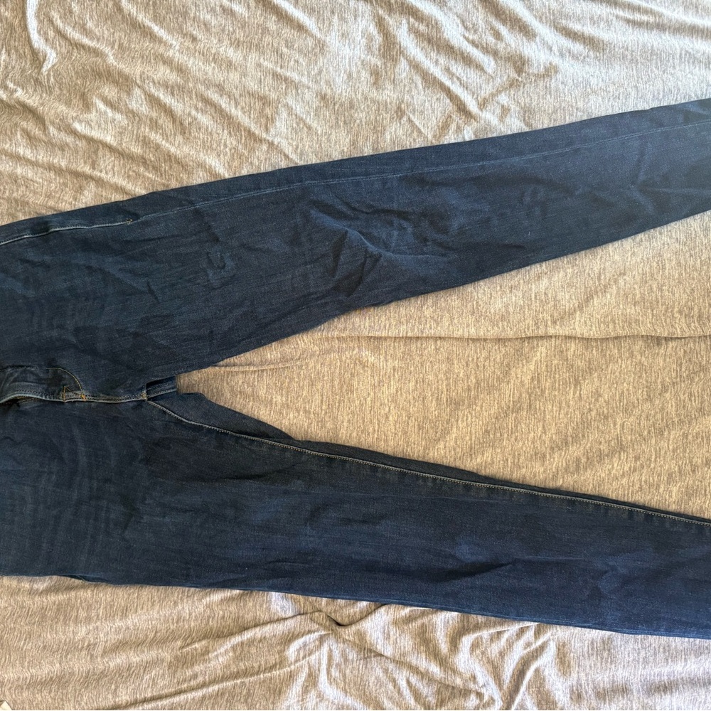 Frame Denim High-Rise Blue Jeans